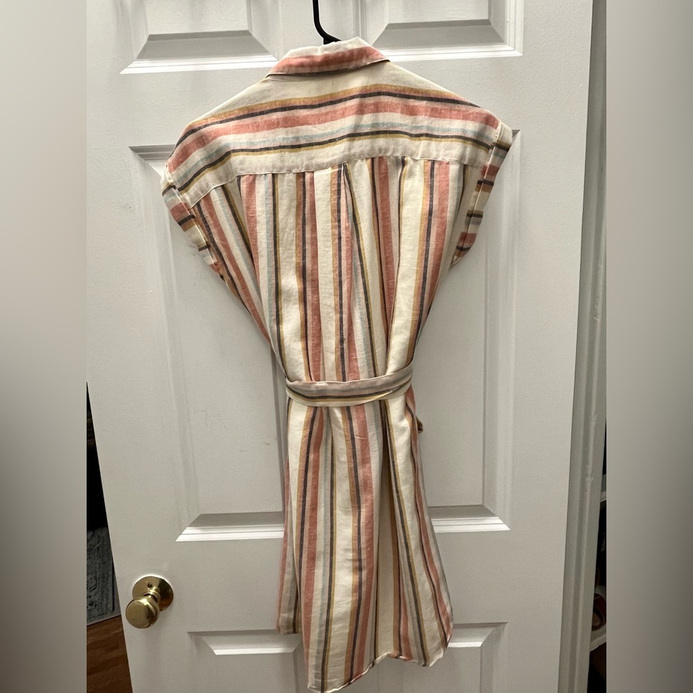 Francesca’s Women’s Striped Shirtdress - Picture 3 of 6